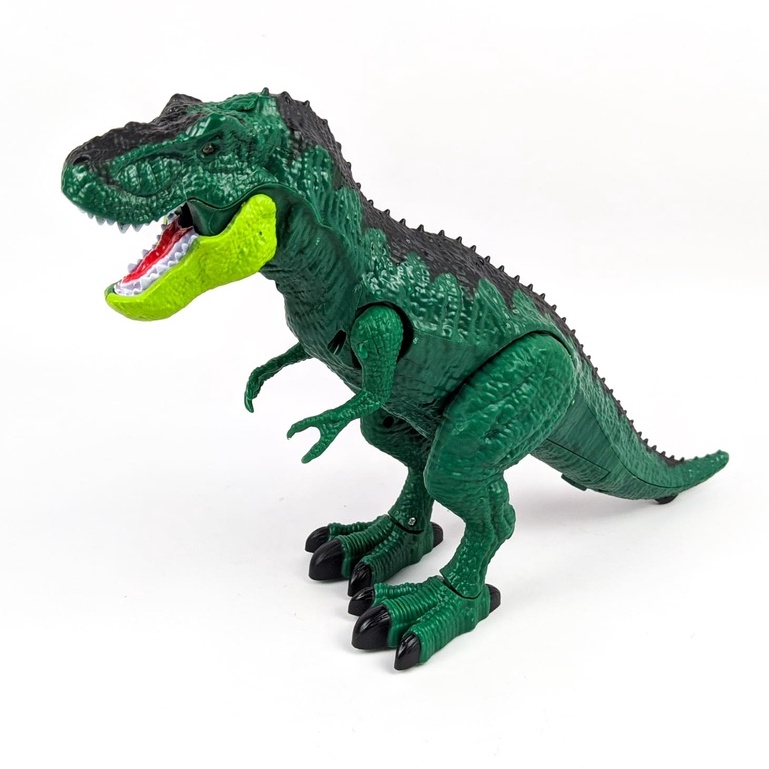 Blocos De Montar T-rex Verde Grande 28.5cm Desenho Animado