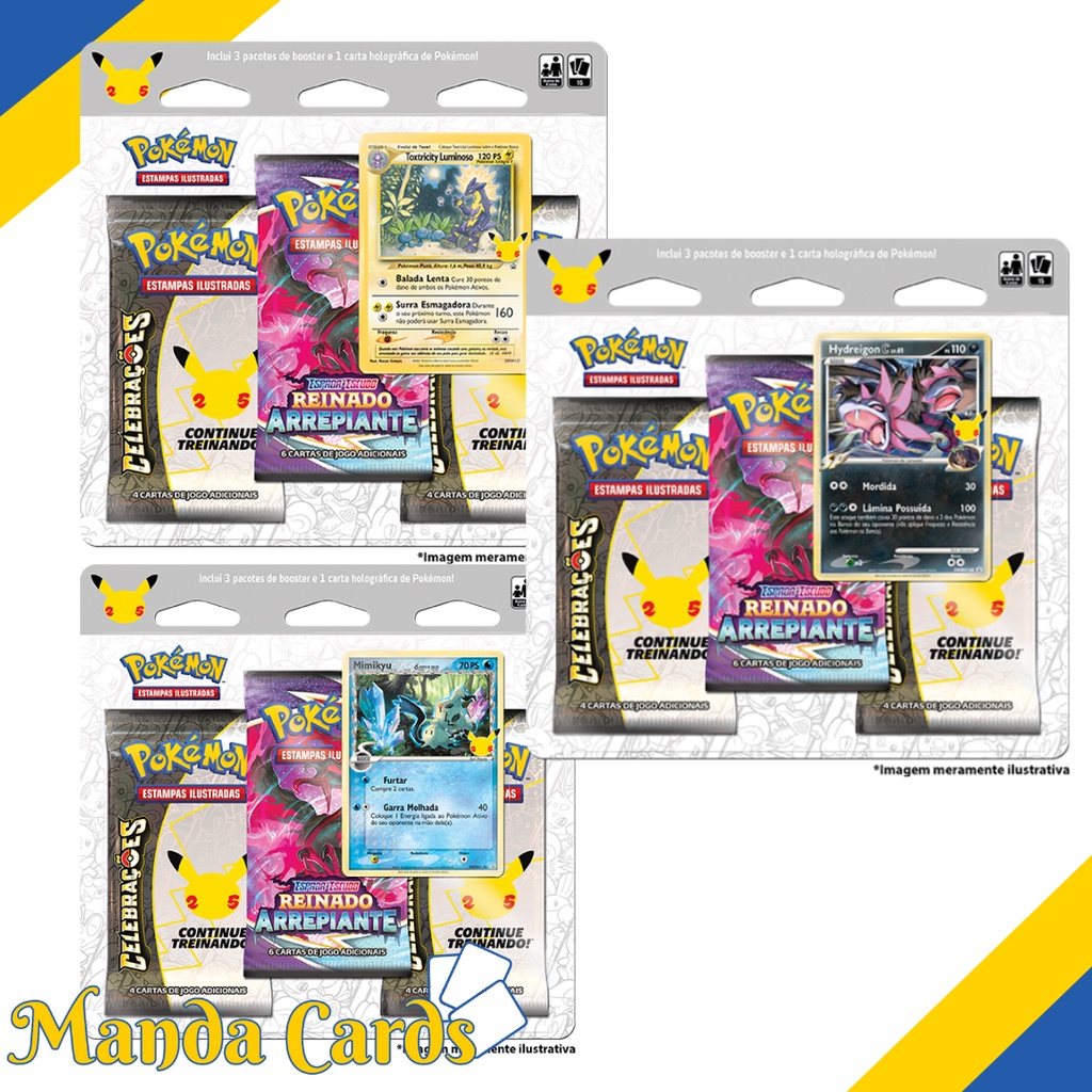 Jogo de Cartas - Ev02 Smoliv - Pokémon - Blister Triplo - Copag