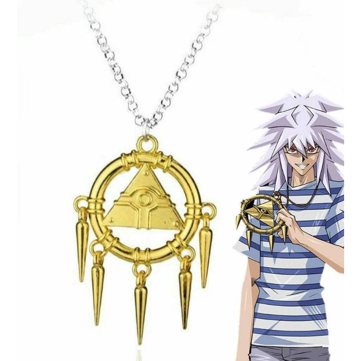Yu-gi-oh! Colar Anel Do Milenio Bakura Cordao Yugioh Cosplay Chaveiro ...