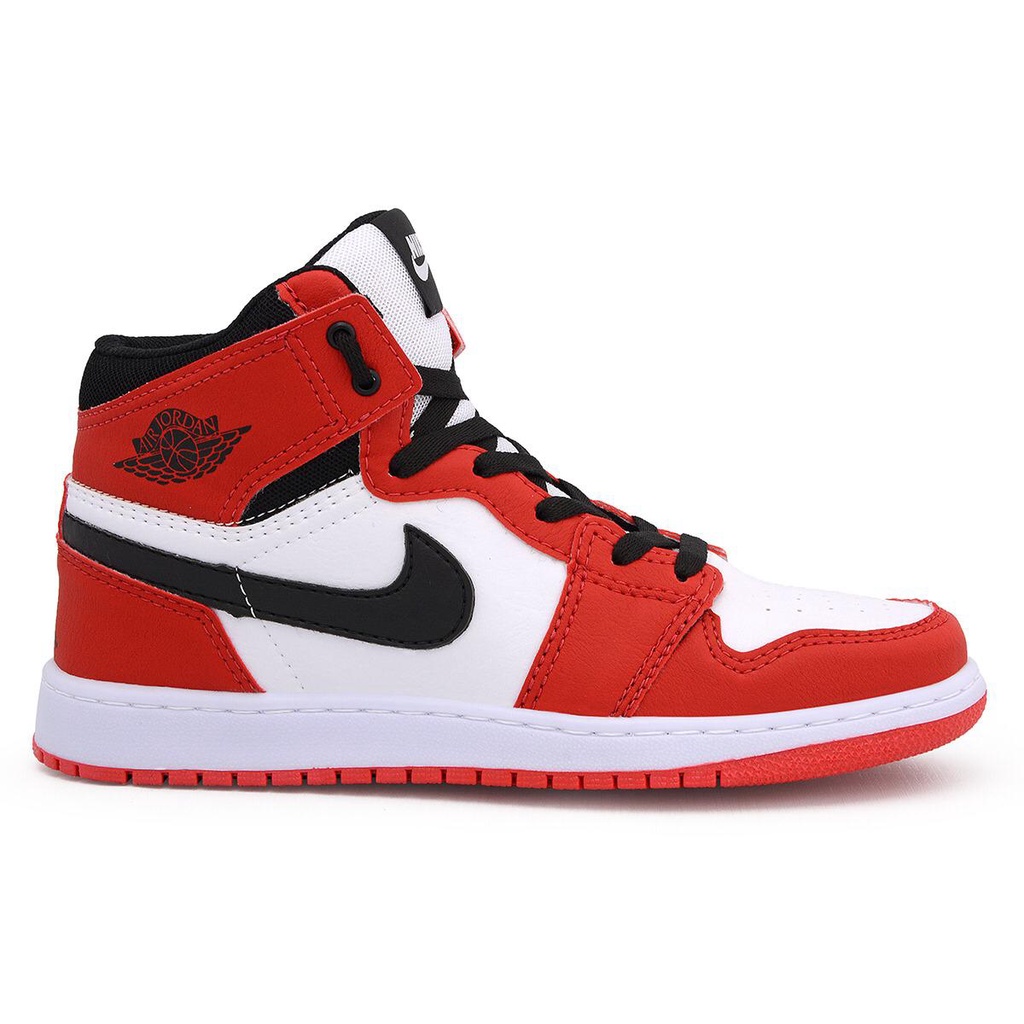 Nike air jordan store vermelho e branco