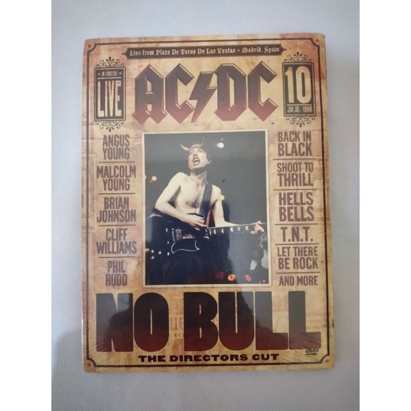 Dvd AC/DC No Bull Directors Cut | Shopee Brasil