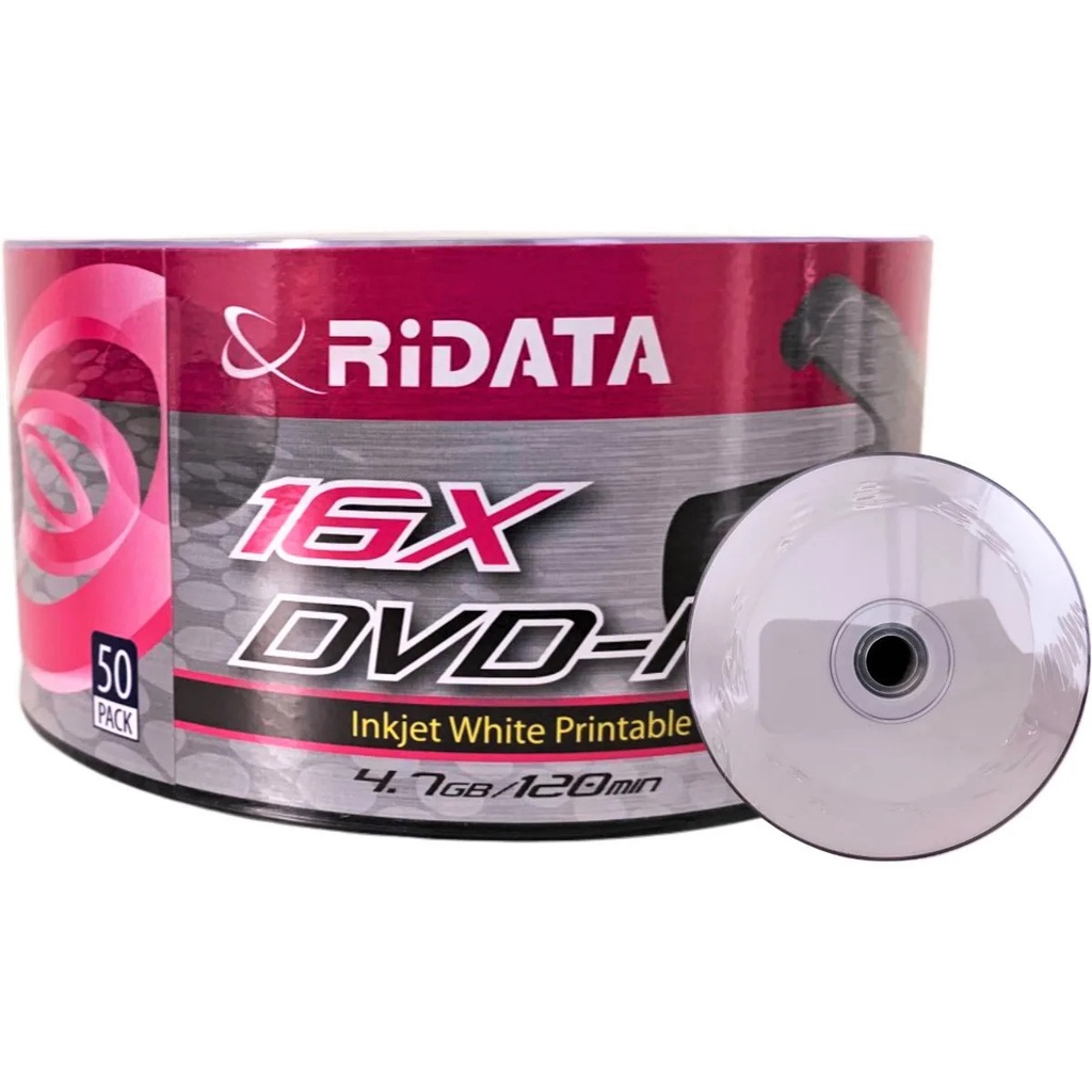 600 Mídia Virgem Dvd-r Ridata Ritek Printable Impressão Ps2 Jogos ...