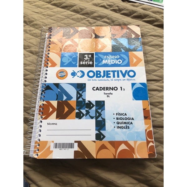 Apostila/caderno/livro De Exercícios Objetivo Primeiro Bimestre Física ...