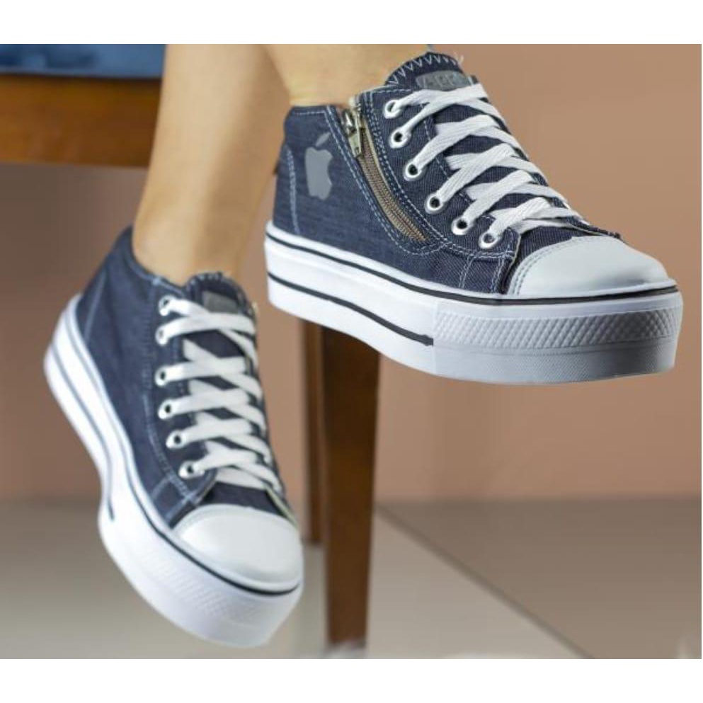 Tenis store feminino jeans