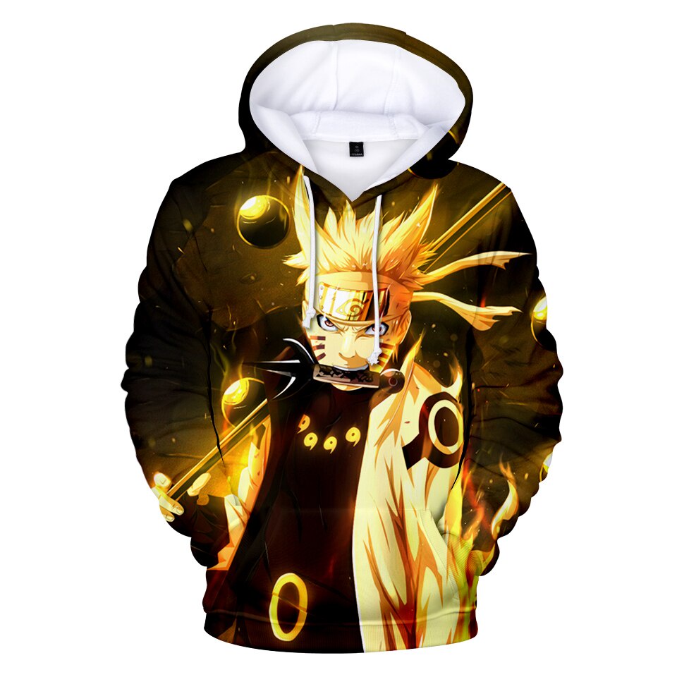 Japão Anime Naruto0 Akatsuki Nuvem Vermelha 3D Imprimir Hoodie