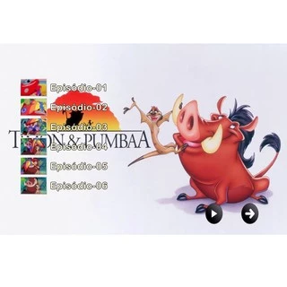 Desenho Timão e Pumba (completo)