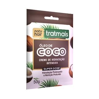 Sachê Super Dose Óleo de Coco TratMais NatuHair 50g