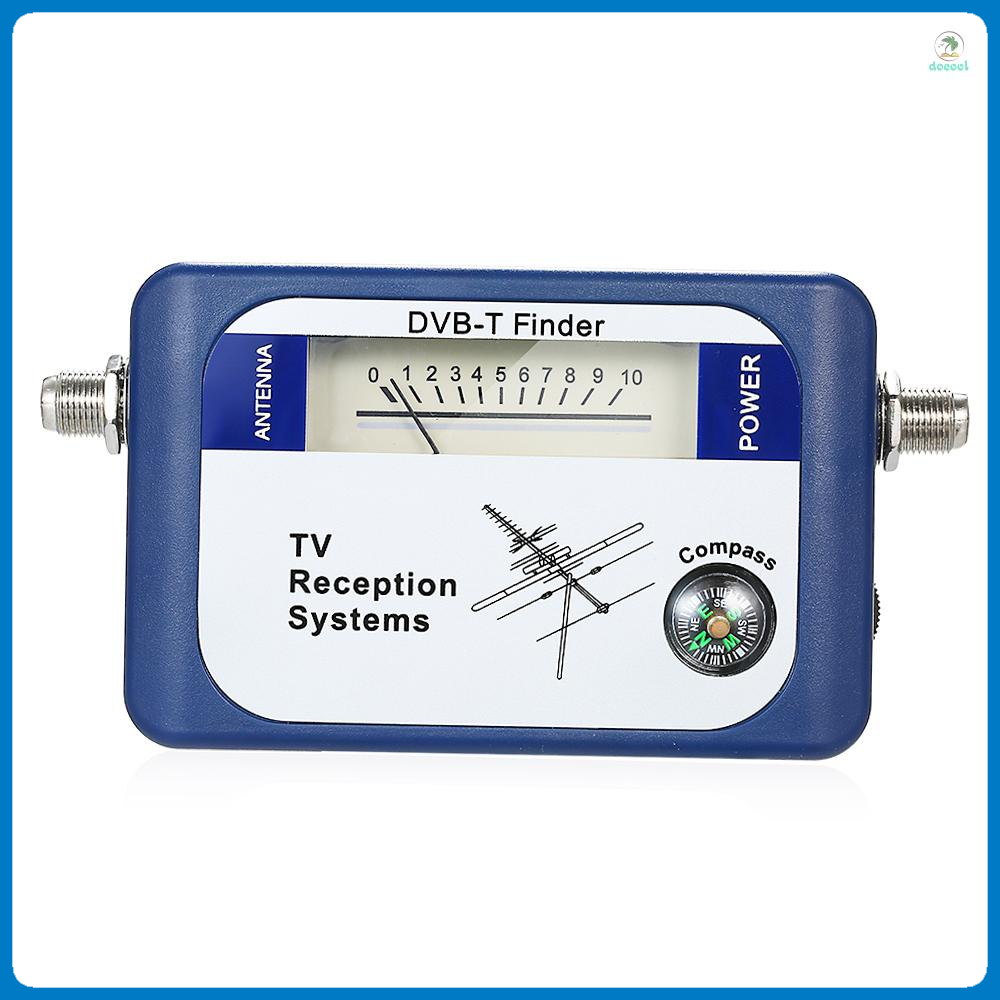 DVB-T Digital Medidor De Sinal Satélite Antena De TV Terrestre Aérea Com Sistemas De Recepção Bússola