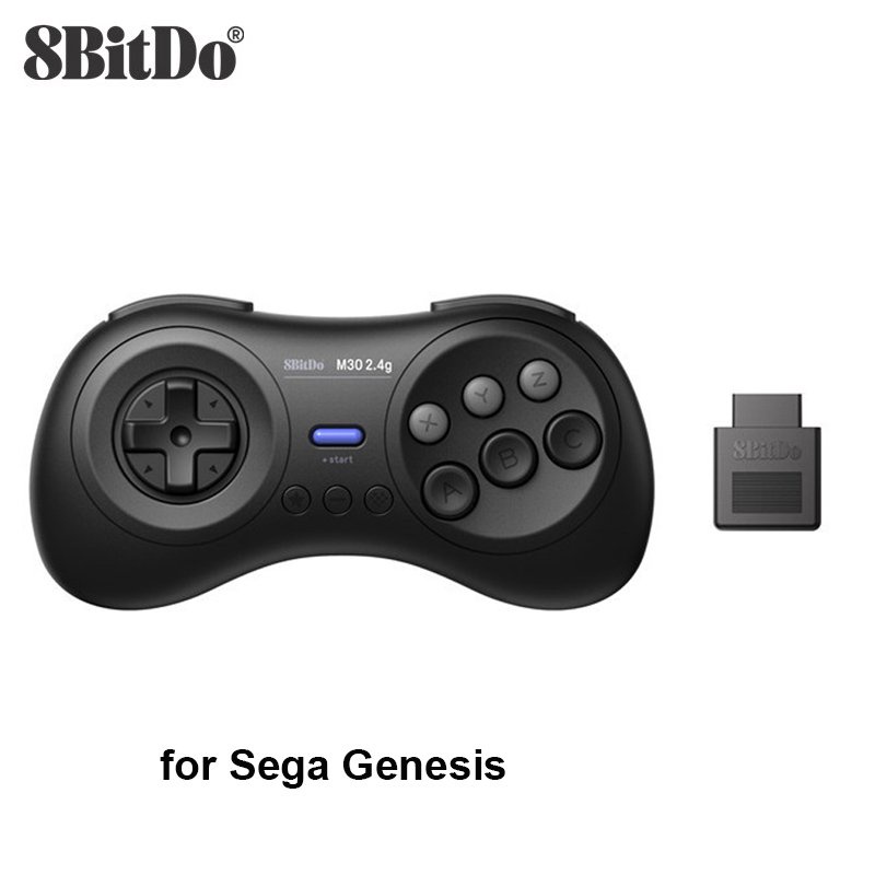 8BitDo M30 2.4G Controlador Gamepad Sem Fio Para O Original Sega Genesis E Mega Drive-AIPO