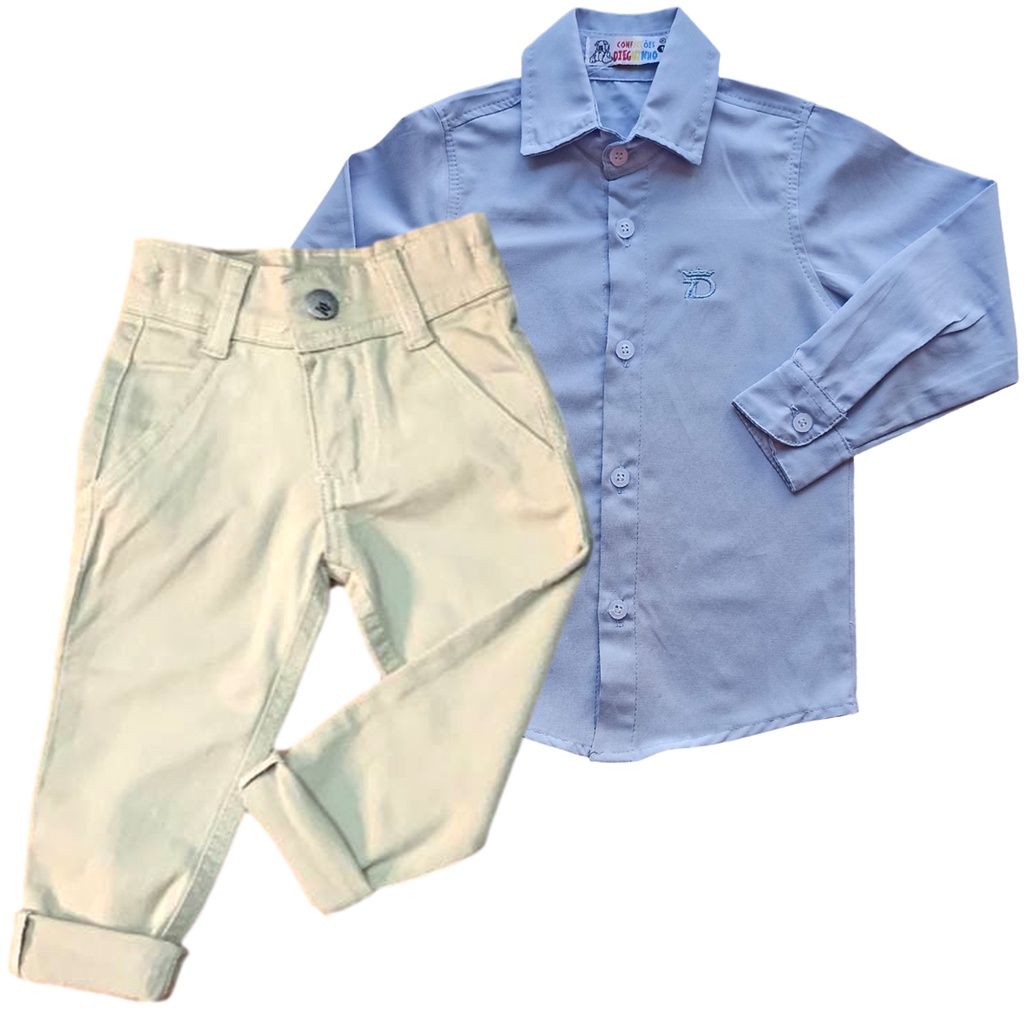 Calça social infantil sales masculino