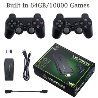 10000/3500 Jogos 4K HDMI Game Stick Sem Fio Dupla Console/Único Jogo De  Vídeo Box Retro Compatível Com Ps1/Cps/Fc/Gb/10 + Emuladors M8 Gamepad