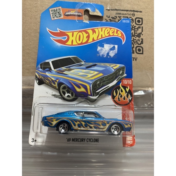 Miniatura Hot Wheels - '69 Mercury Cyclone - Série Hw Flames