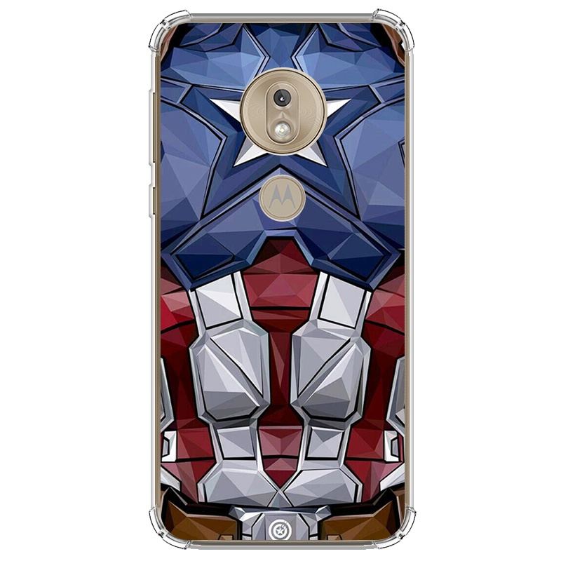 Capa Para Moto G6, G6 Play, G6 Plus, G7 E G7 Plus, G7 Power, G7 Play Capitão América Armadura I.380088043 - Foto 7