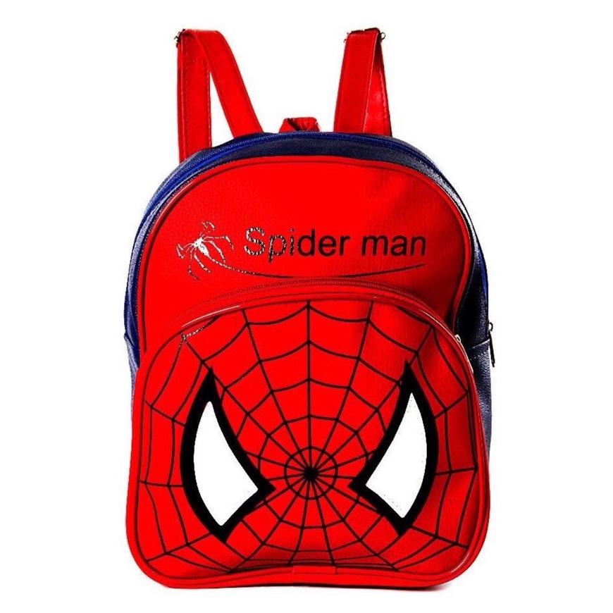 Mochila Infantil Homem Aranha de costas Pequena Escolar