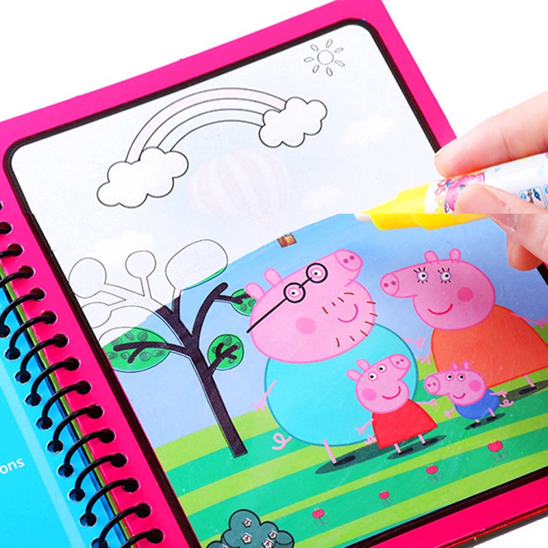 Peppa Pig Português Brasil Jogos de Pintar Desenhos da Peppa Video infantil  Brinquedos para crianças 