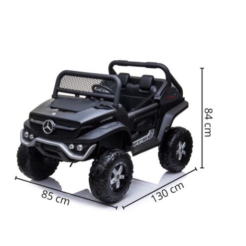 Quadriciclo utv Elétrico Mercedes Benz Unimog - preto