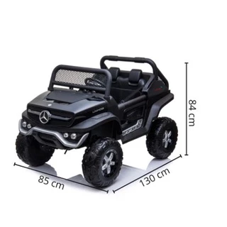 Quadriciclo utv Elétrico Mercedes Benz Unimog - preto