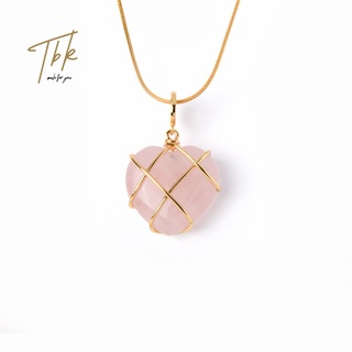 TBK Colar Pingente De Ouro 18K Barbie Heart Pendant necklace Para Acessórios Femininos Hipoalergênico 950Nbarbie