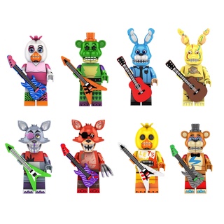 Kit 8 personagens Five Nights At Freddy's Animatronic Fox Eskeleton Ballon