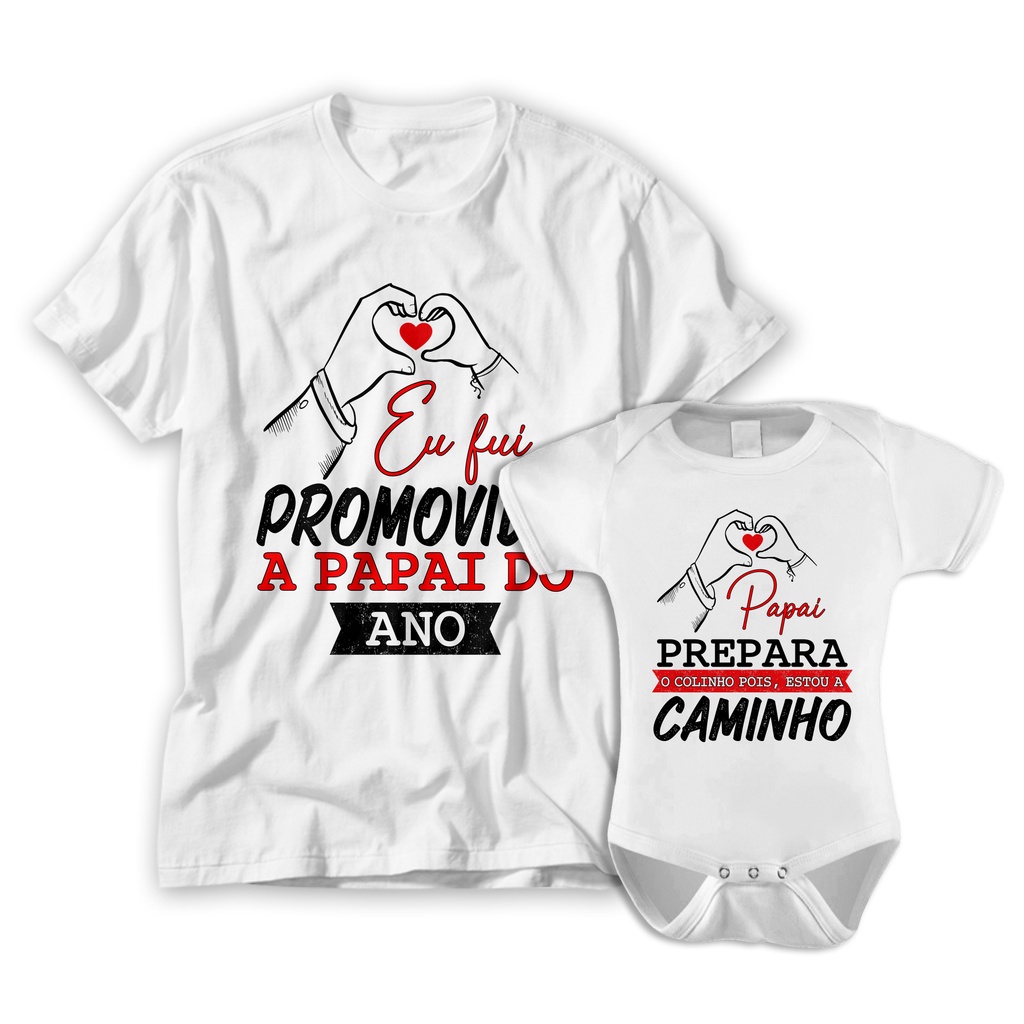 Camisa personalizada PAI E FILHO (A) presente de dia dos pais | Shopee ...