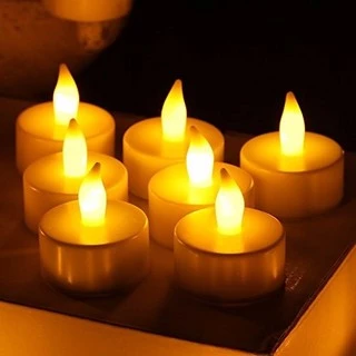 Kit Com 10 Mini Velas De Led Decorativas - Baterias Inclusas