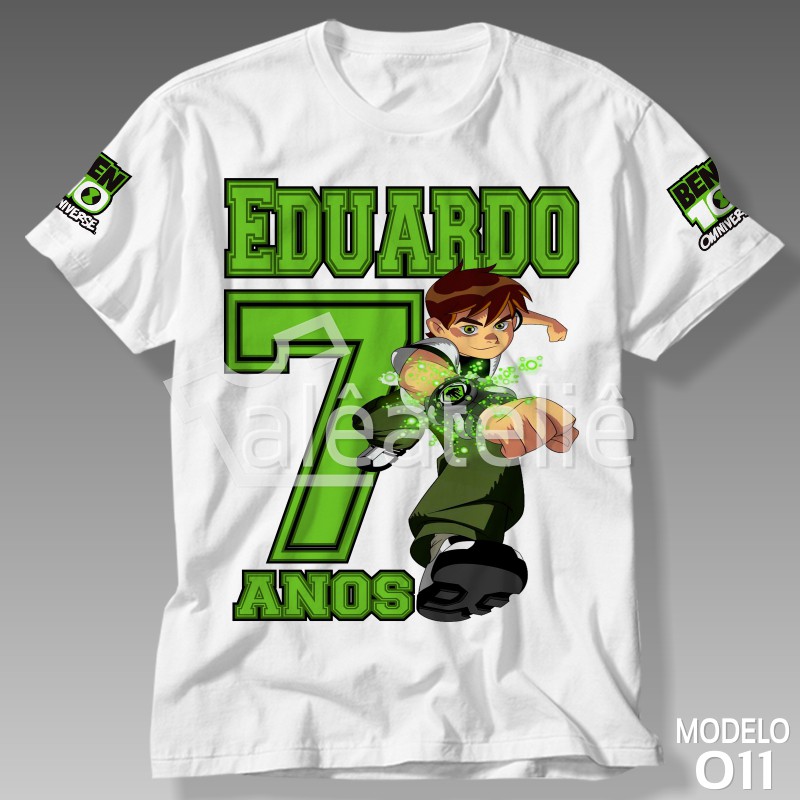 Camiseta Ben10 Omniverse Aniversário Festa Infantil Adulto