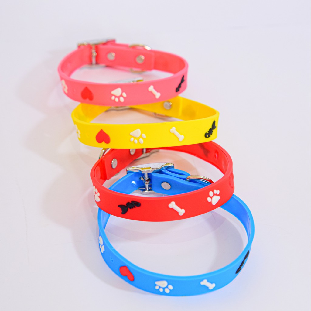 kit com 6 Coleiras em Silicone para Filhotes de Cachorro Ou Cachorros ...