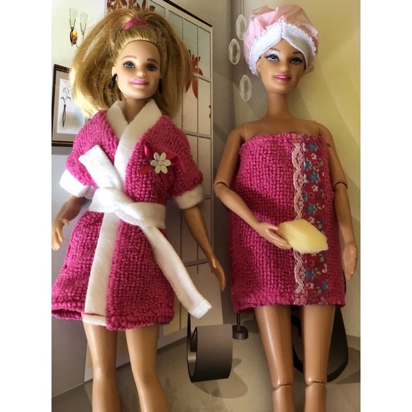 Roupa para Boneca Barbie de Crochê Kit 03 Peças