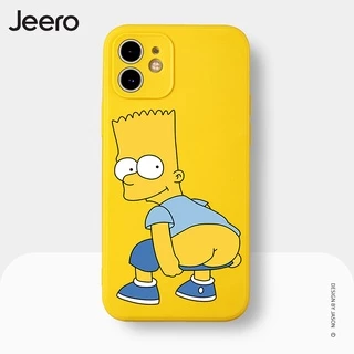 Capa De Celular JEERO Luxo Silicone Anime Fofa Cartoon Personalizada Anti Impacto Capinha Compatível Para iPhone 14 13 12 11 Pro Max X XS XR HFE763