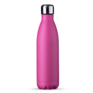 Garrafa Inox 750ml Rosa Academia Escola Faculdade Esportes