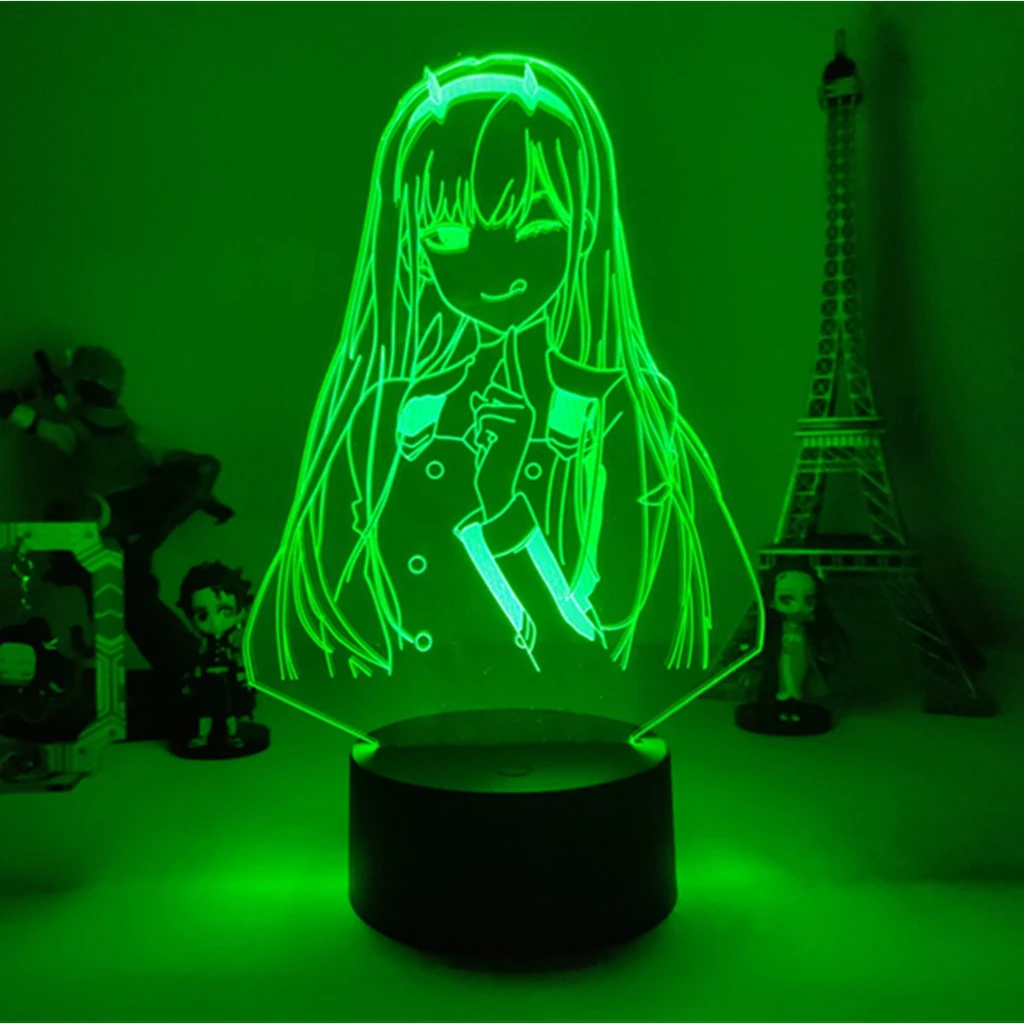 Anime Sailor Moon Zero Two Figure Lâmpada Led Noturna Jagermeister 1