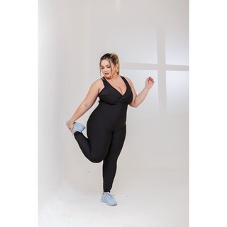 Macacão de store ginastica plus size