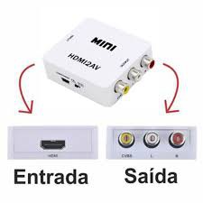 Adaptador Conversor De HDMI Para AV Video Composto Rca