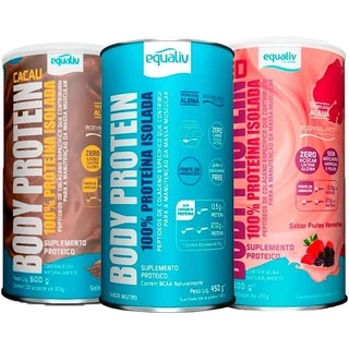 Body Protein Equaliv - Proteína Premium 100% Isolada do Colágeno (Sabores Escolha)