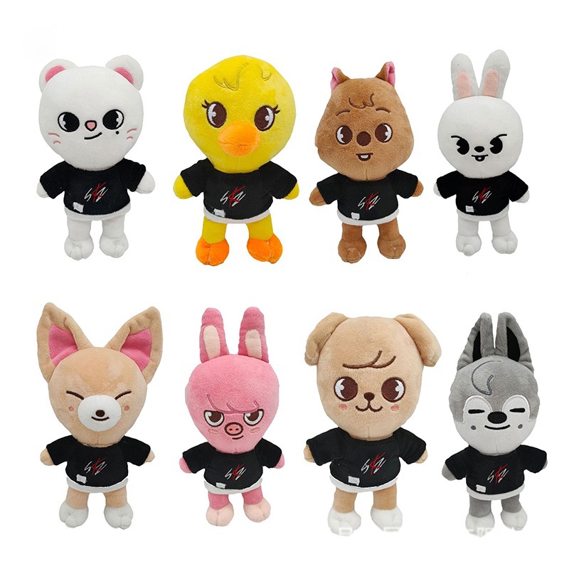 (Venda Imperdível) Skzoo Plush Toys Stray Kids Estrela Cartoon Animal Stuffed Doll Brinquedo De Pelúcia Boneca Presentes Infantis