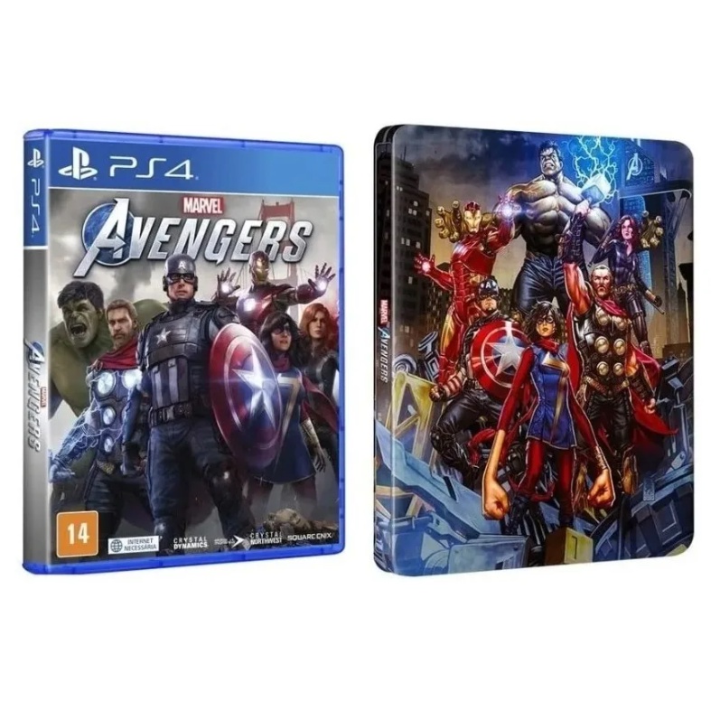 Jogo Marvel Avengers Ps4 Mídia Física Original Frete Grátis