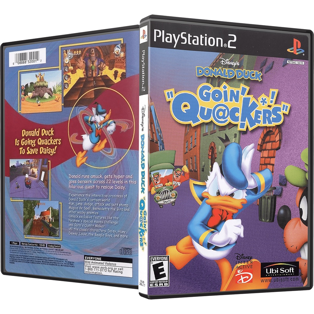 Donald duck goin clearance quackers ps2