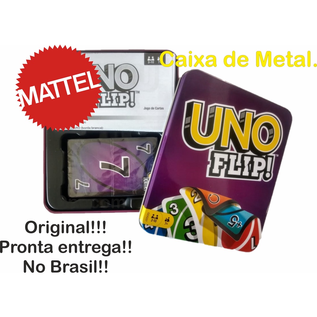 Jogo de Cartas Uno Flip - GDG37 - Mattel - Real Brinquedos