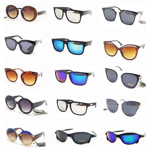 Kit C/20 Óculos De Sol Feminino E Masculino Com Pequenos Defeitos Saldão