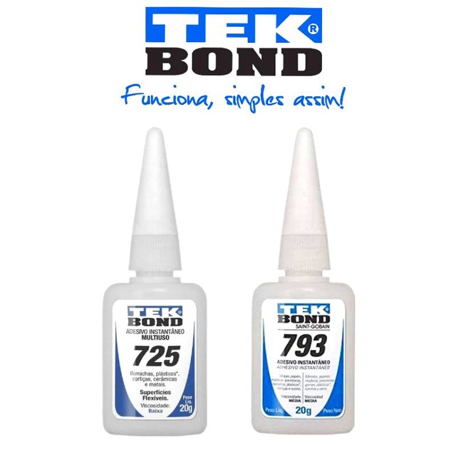 Cola Tudo Instantânea 725 / 793 Tek Bond - 20 Gramas | Shopee Brasil
