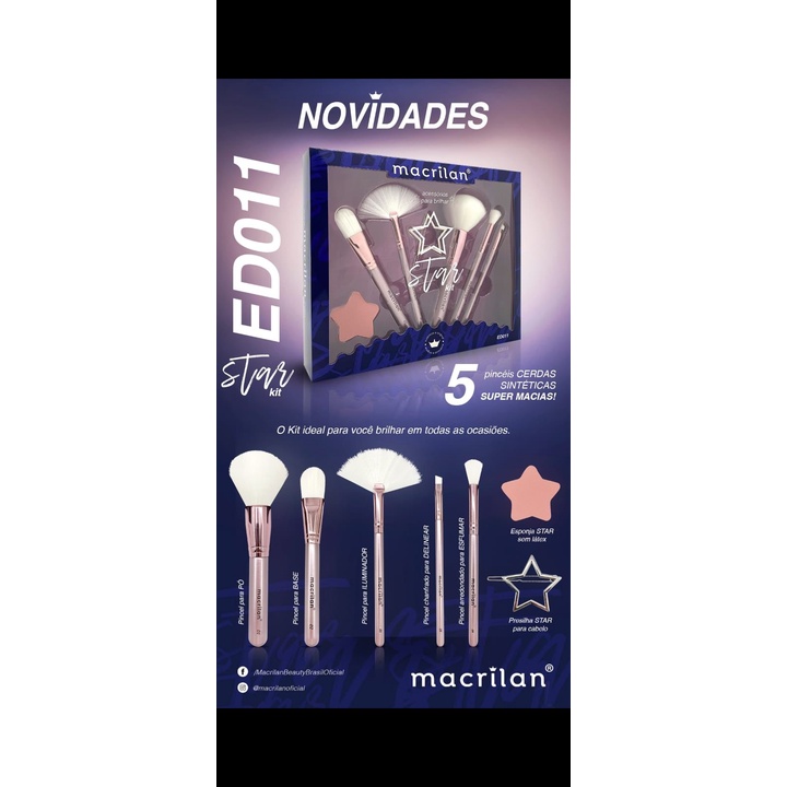 Kit de Pincel Star - Macrilan