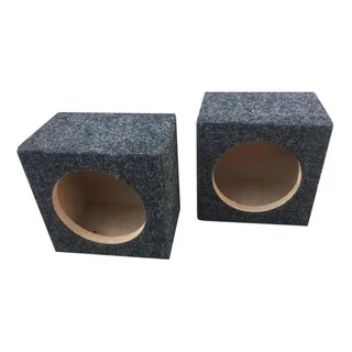 Conjunto 2 Caixas Vazia Para Alto Falante 8 Polegadas