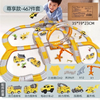 CIYODO Engenharia Veículo Transportador Caminhão Carro Brinquedo Gigante  Carros Traseiros Para Crianças Brinquedos Educativos Brinquedos De Trem