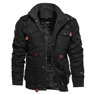 Mens Velo Casacos De Inverno Quente Grossa Térmica Com Capuz Mais Grosso Outerwear Masculino Jaquetas Militares Parkas Tamanho S-5XL