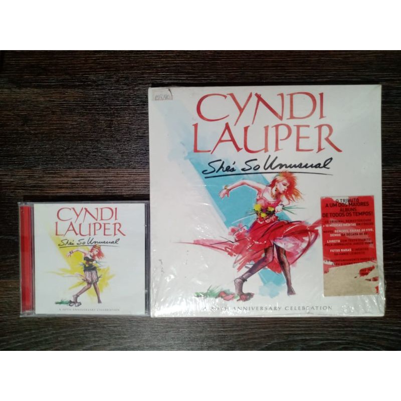 Cyndi Lauper Coleção 2 CDs She's so Unusual 30th Anniversary | Shopee ...