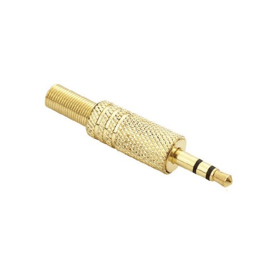 Plug P2 Gold para Solda com Rosca | Shopee Brasil