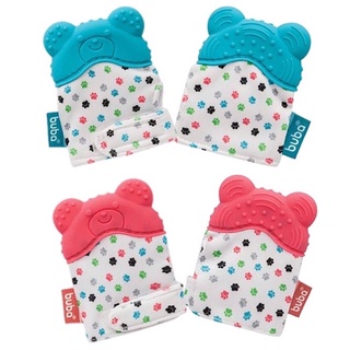 Luvinha Mordedor Silicone Bebe Ursinho Azul Rosa Buba