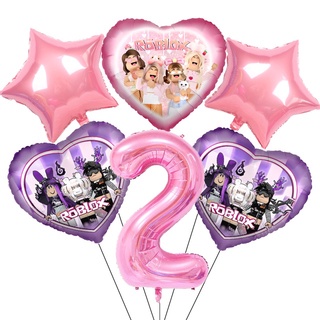 Roblox 32 Inch Balloon Set Jogo Temático Suprimentos Festa De Aniversário  De Menina Feliz Precisa De Decoração