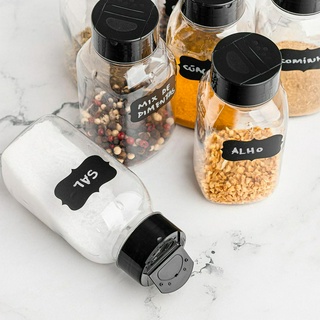 Kit 30 Potes de Tempero 200 Ml + Caneta + 30 Etiquetas Envio Imediato