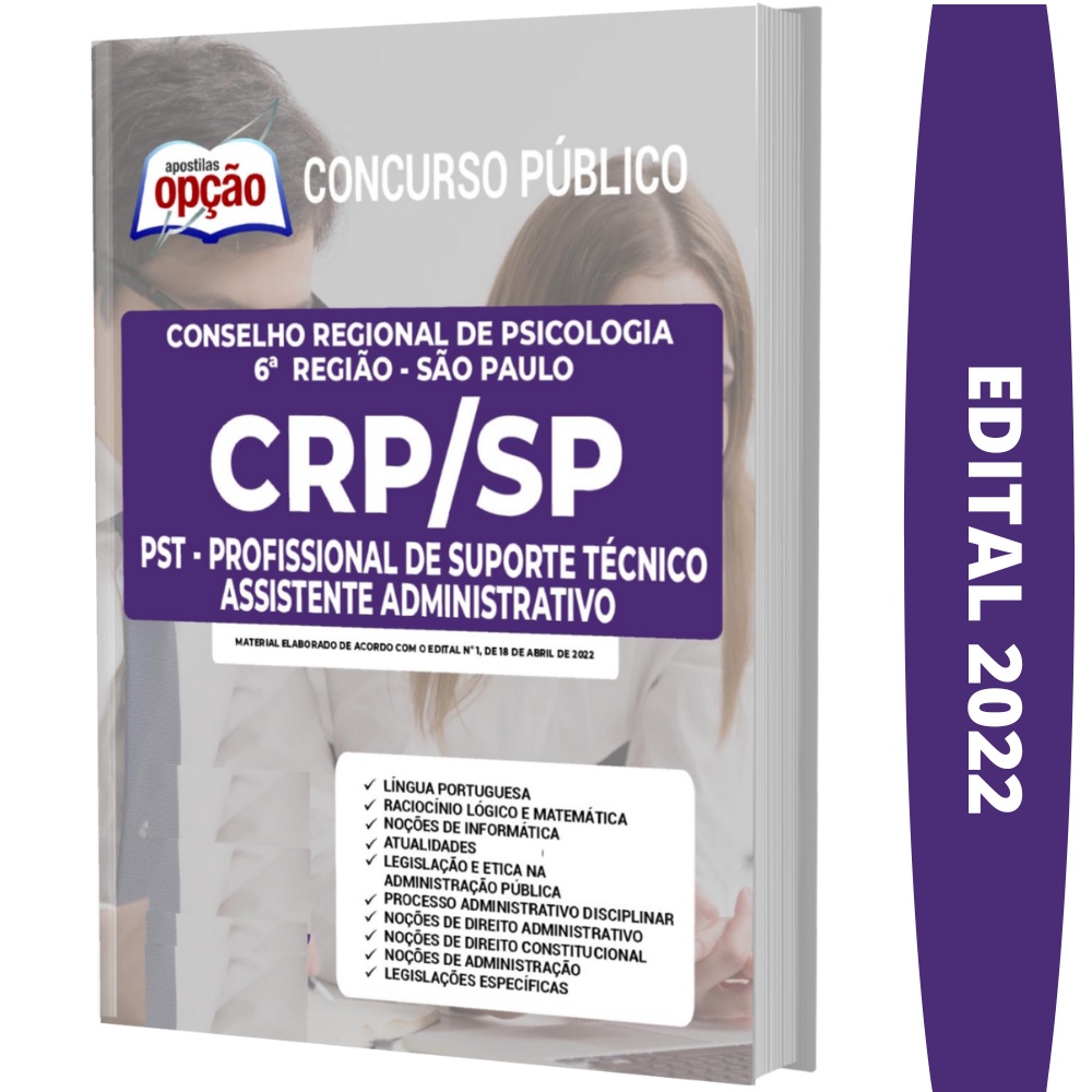 Apostila Concurso CRP SP - Assistente Administrativo | Shopee Brasil